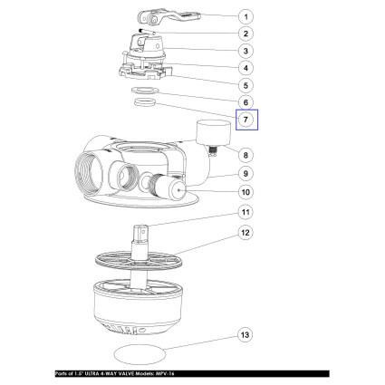 Уплотнительное кольцо AquaViva для ротора крана MPV16 2011095