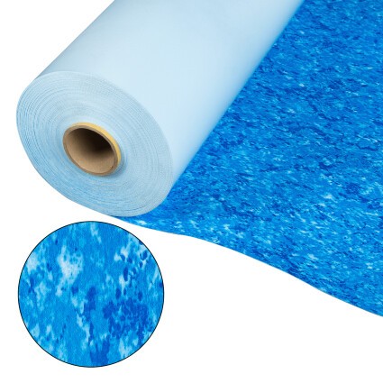 Лайнер Cefil мрамор синий Nesy 1.65×25.2 м (41.58 м.кв)