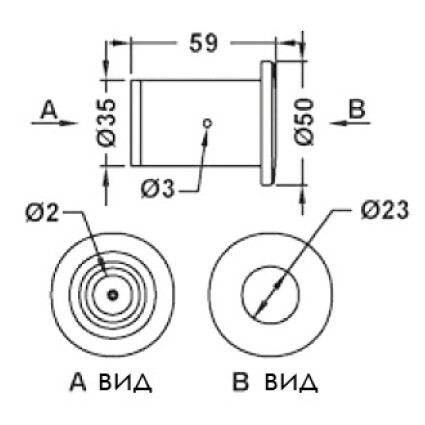 Кнопка Aquaviva для гидромассажа EM1844