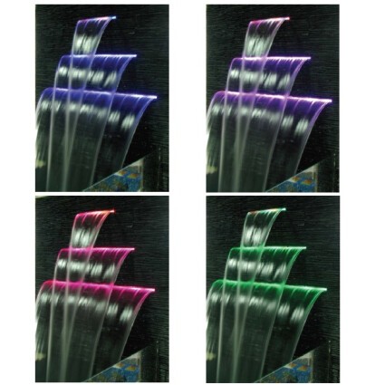 Стеновой водопад Aquaviva PB 300-25(L) с LED подсветкой (306х138х76 мм)