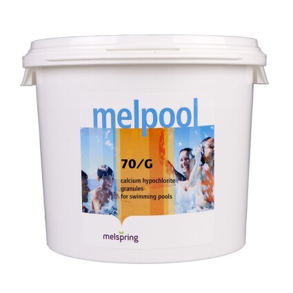 Дезинфектант для бассейна на основе гипохлорита кальция Melpool 70/G в гранулах (1 кг.)