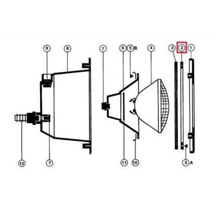 Фланец Hayward для прожектора Disegn Light 300Вт PRX9513