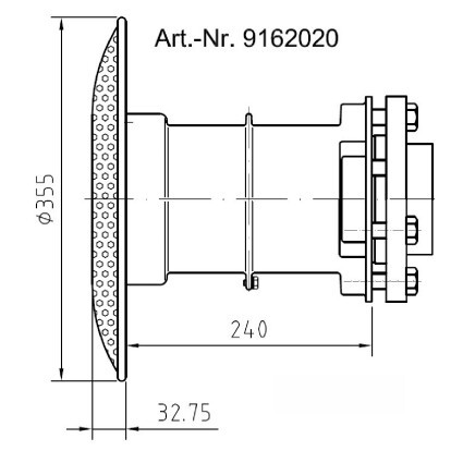 Водозабор Fitstar 9162020, соедниение DN 80, 50 м3/ч, 350 мм