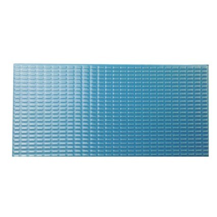 Плитка керамическая противоскользящая Aquaviva темно-голубая, 240х115х9 мм...