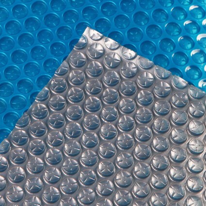 Солярное покрытие Aquaviva Platinum Bubbles серебро/голубой