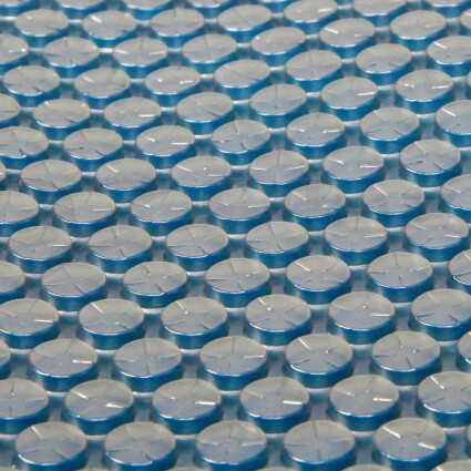 Солярное покрытие Aquaviva Platinum Bubbles серебро/голубой