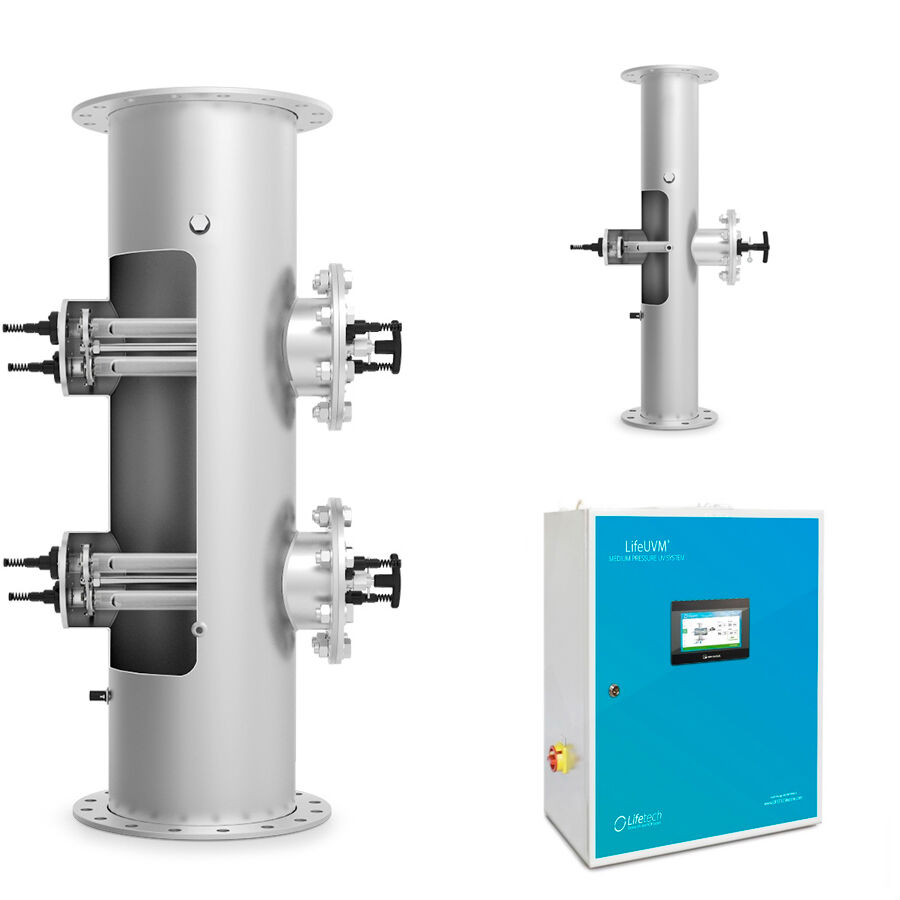Ультрафиолетовая установка LIfetech TOP 770м3, DN400, 5*3kw, 18000h, Ручная очистка
